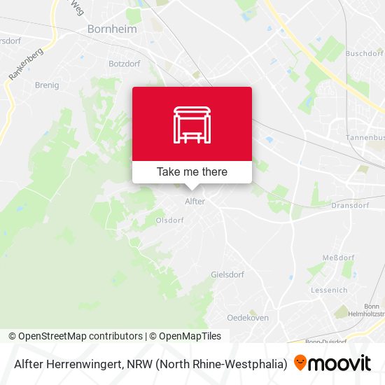 Карта Alfter Herrenwingert