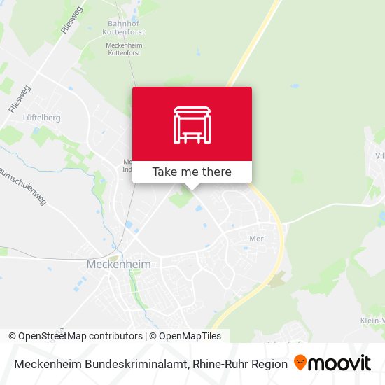 Meckenheim Bundeskriminalamt map