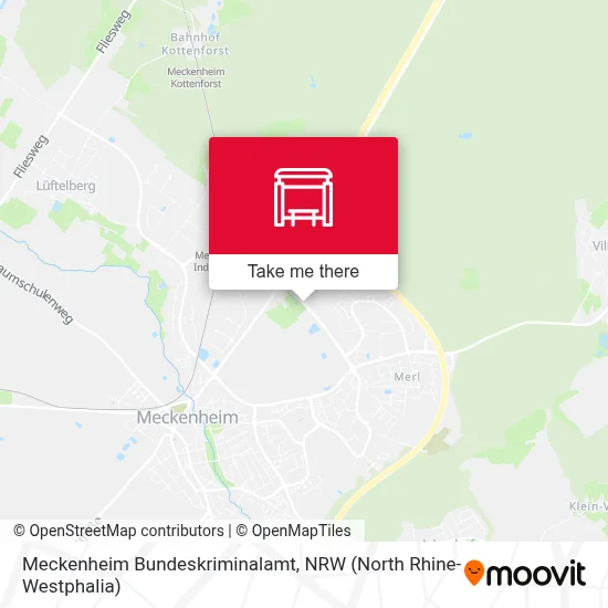 Meckenheim Bundeskriminalamt map