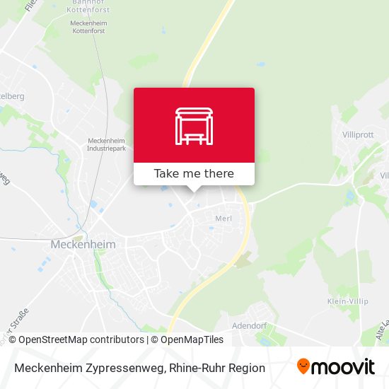 Meckenheim Zypressenweg map