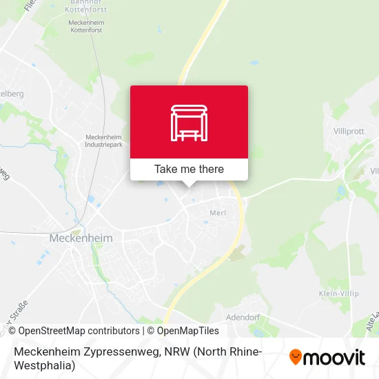 Карта Meckenheim Zypressenweg