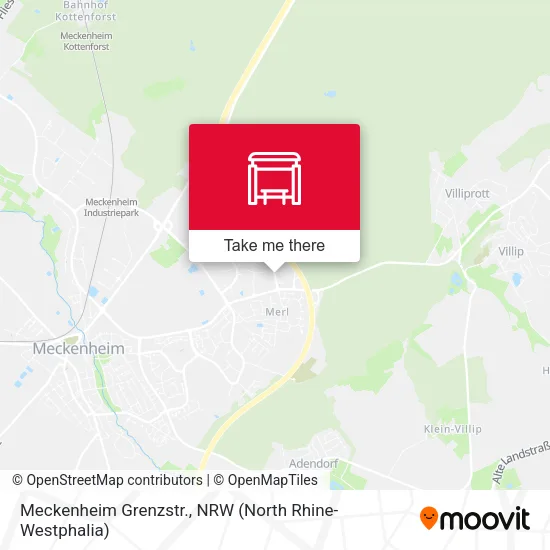 Карта Meckenheim Grenzstr.