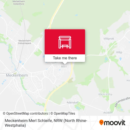 Карта Meckenheim Merl Schleife