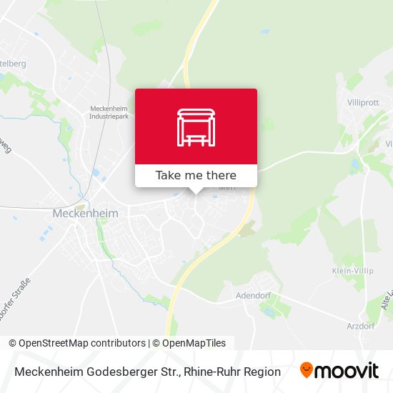 Meckenheim Godesberger Str. map