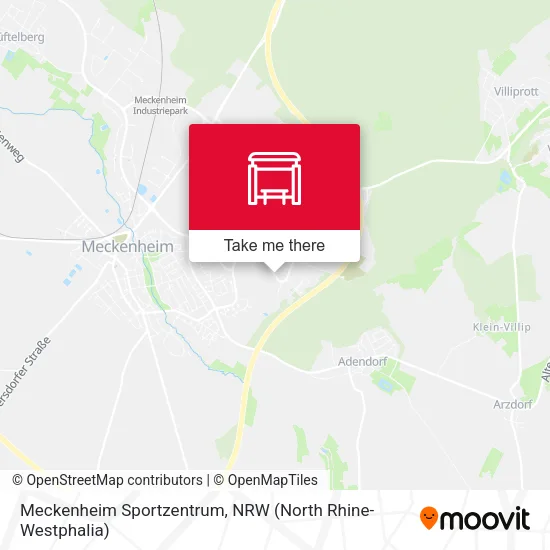 Карта Meckenheim Sportzentrum