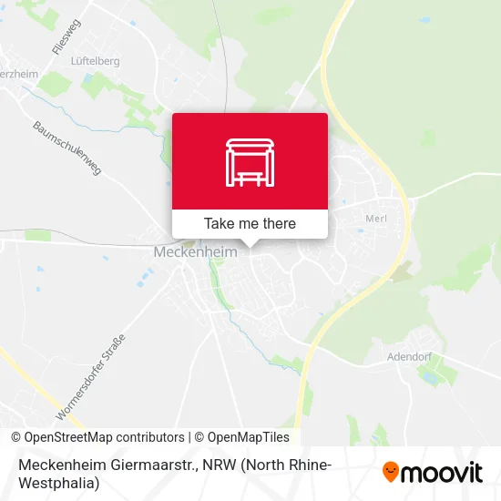 Карта Meckenheim Giermaarstr.