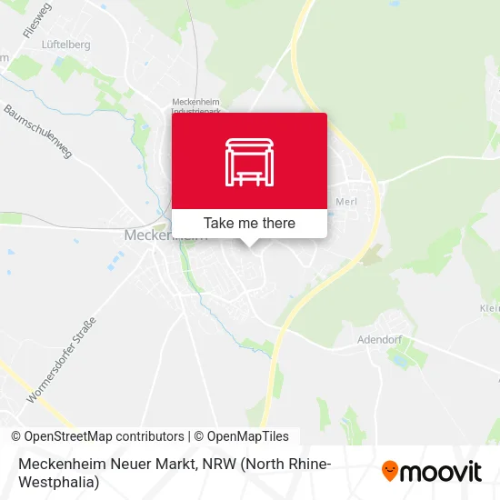 Карта Meckenheim Neuer Markt