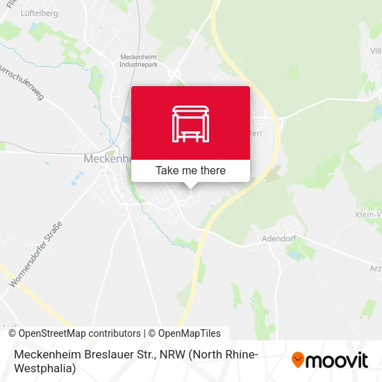 Карта Meckenheim Breslauer Str.