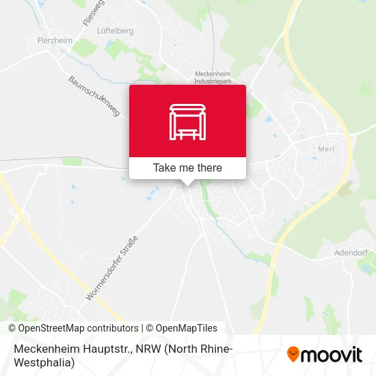 Карта Meckenheim Hauptstr.
