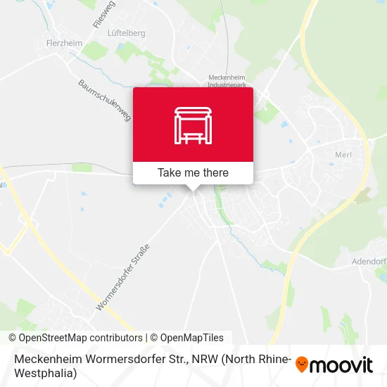 Карта Meckenheim Wormersdorfer Str.