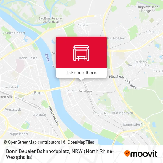 Карта Bonn Beueler Bahnhofsplatz