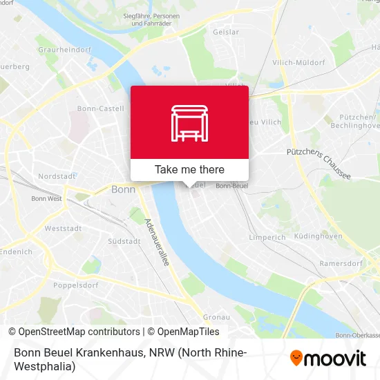 Bonn Beuel Krankenhaus map