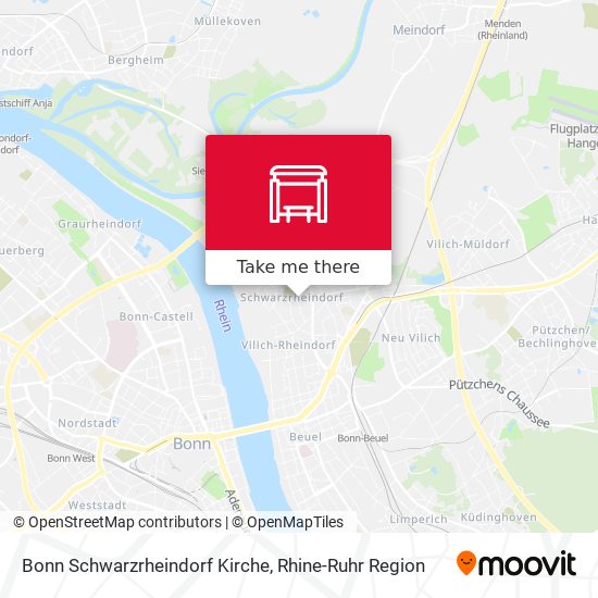 Bonn Schwarzrheindorf Kirche map