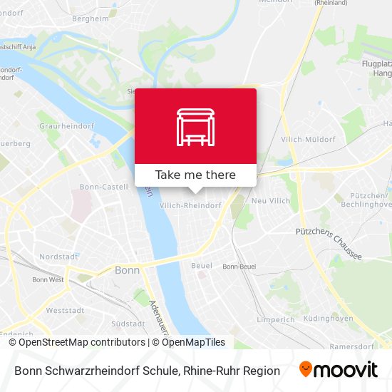 Bonn Schwarzrheindorf Schule map