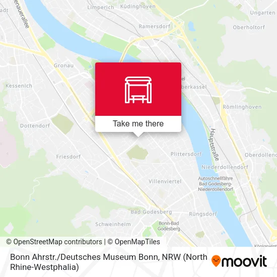 Карта Bonn Ahrstr. / Deutsches Museum Bonn