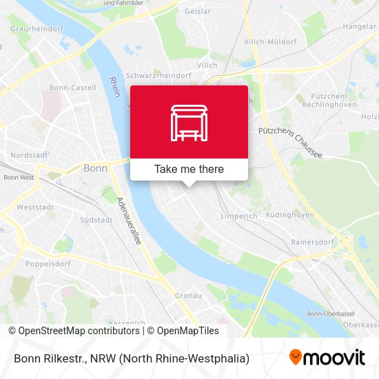 Карта Bonn Rilkestr.