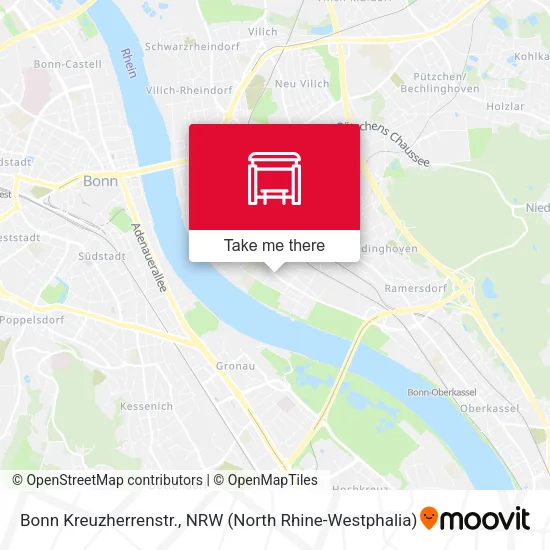 Карта Bonn Kreuzherrenstr.