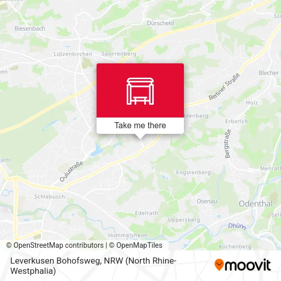 Карта Leverkusen Bohofsweg