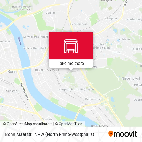 Карта Bonn Maarstr.