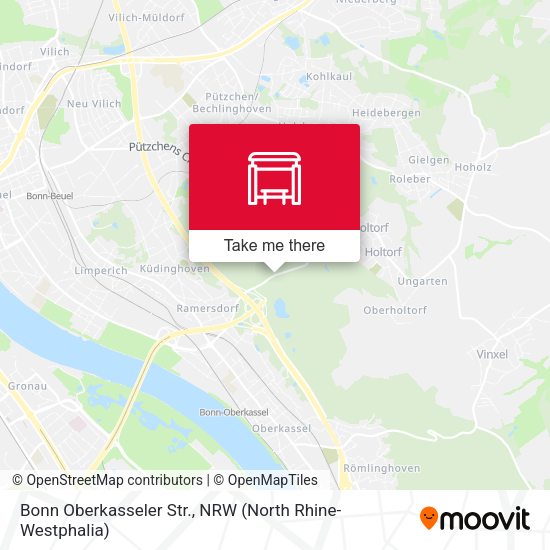 Карта Bonn Oberkasseler Str.