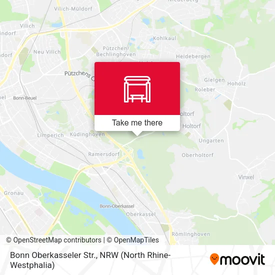 Карта Bonn Oberkasseler Str.