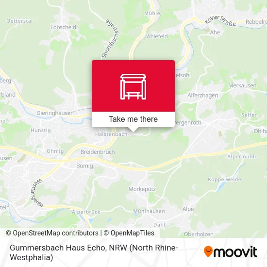 Карта Gummersbach Haus Echo