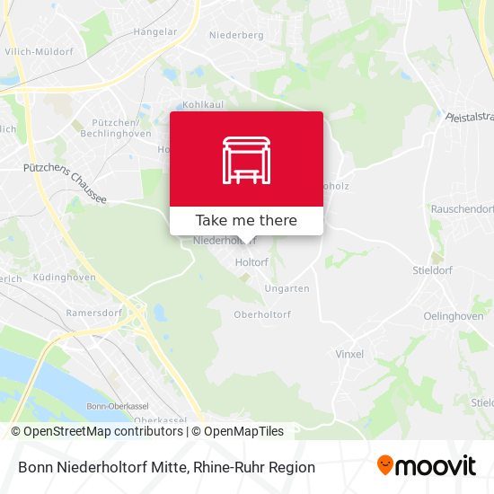 Bonn Niederholtorf Mitte map