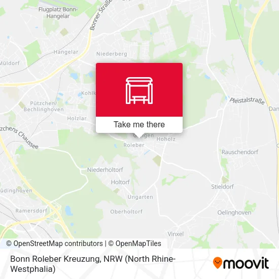 Карта Bonn Roleber Kreuzung