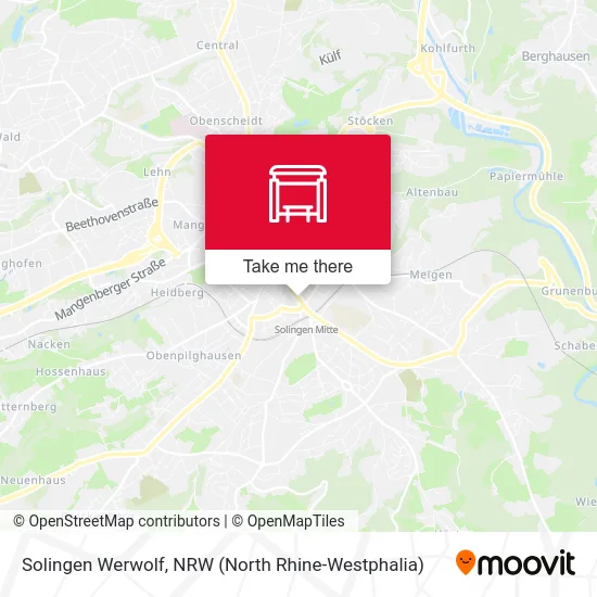 Solingen Werwolf map