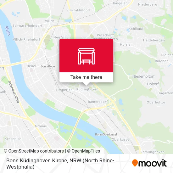 Карта Bonn Küdinghoven Kirche