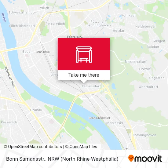 Карта Bonn Samansstr.