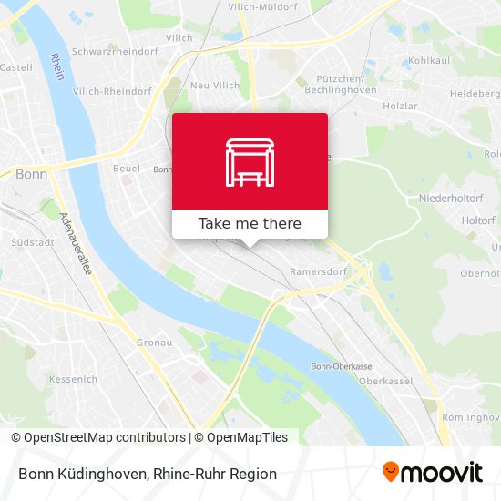 Bonn Küdinghoven map