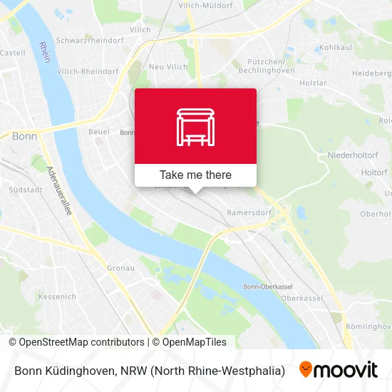 Карта Bonn Küdinghoven