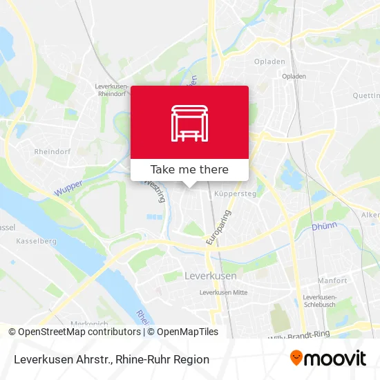Карта Leverkusen Ahrstr.