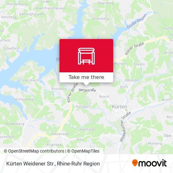 Kürten Weidener Str. map