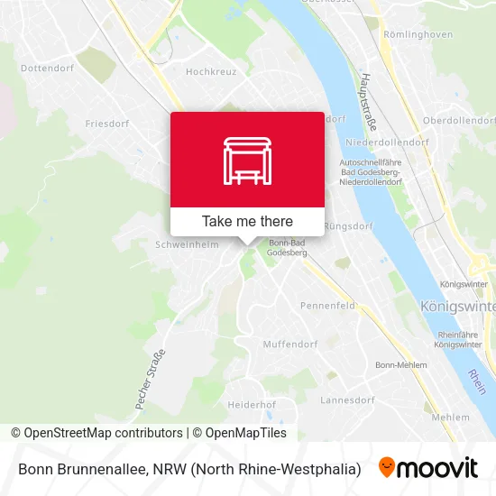 Карта Bonn Brunnenallee