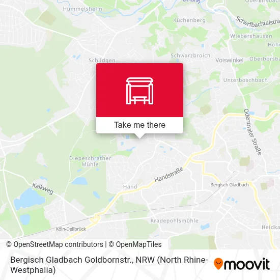 Bergisch Gladbach Goldbornstr. map