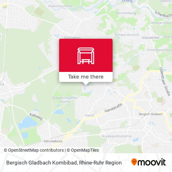 Bergisch Gladbach Kombibad map