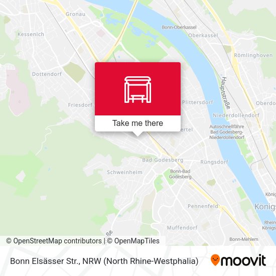 Карта Bonn Elsässer Str.