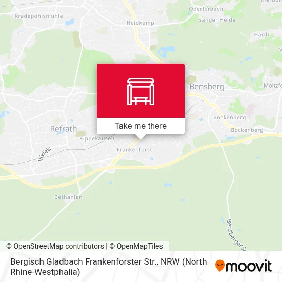 Bergisch Gladbach Frankenforster Str. map