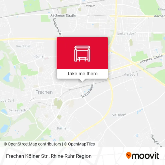 Карта Frechen Kölner Str.