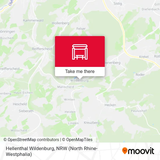 Карта Hellenthal Wildenburg