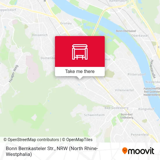 Карта Bonn Bernkasteler Str.