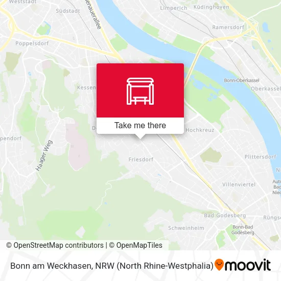 Карта Bonn am Weckhasen