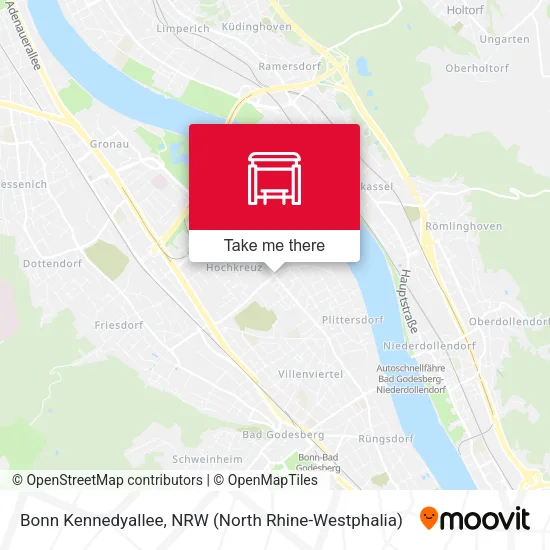Карта Bonn Kennedyallee