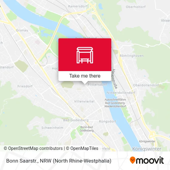Карта Bonn Saarstr.