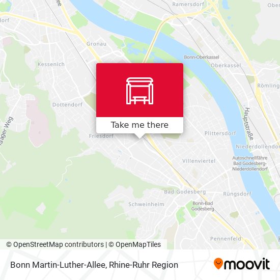 Карта Bonn Martin-Luther-Allee