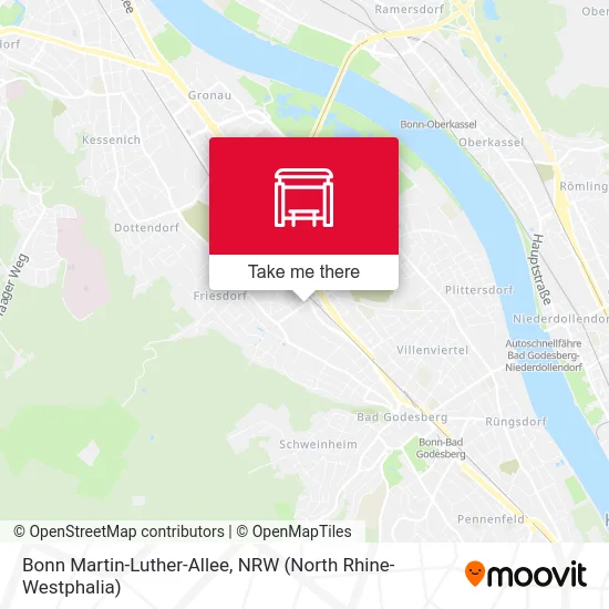 Карта Bonn Martin-Luther-Allee