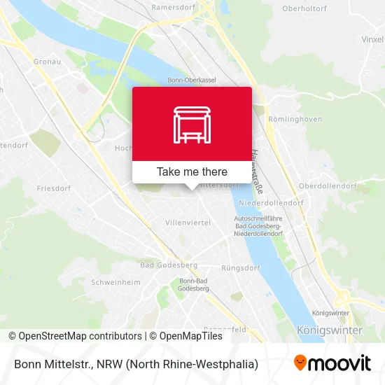 Карта Bonn Mittelstr.