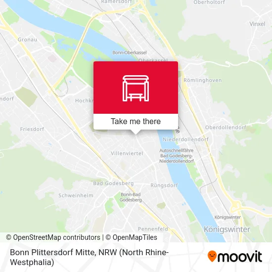 Карта Bonn Plittersdorf Mitte